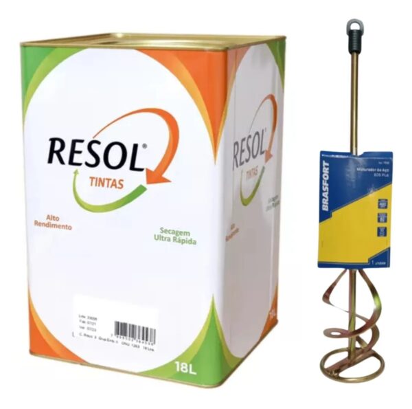 Primer Galvite Preto Fosco Dupla Função 18L Resol