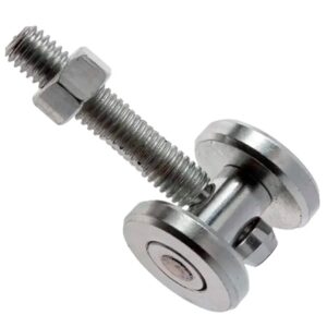 Rodízio Stanley Duplo 1.1/2” com Rolamento e Guia Superior