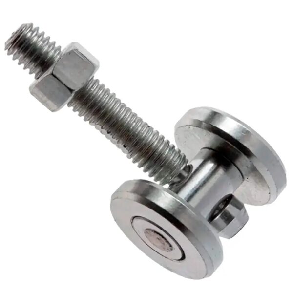 Rodízio Stanley Duplo 1.1/2” com Rolamento e Guia Superior