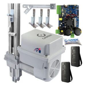 Motor Portão Basculante 4s Tsi 250kg 1/4 1,40m Suporte Garen Cor Cinza