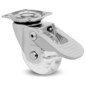 Rodízio Giratório GLAP 210 GEL FPI com Freio Schioppa 2"