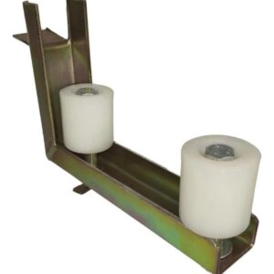 Roldana Guia Polipropileno 37,5 x 45 mm com Suporte U