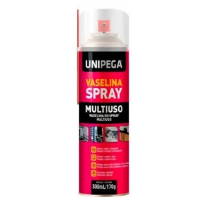 Vaselina em Spray 300ml Unipega Lubrificante para Teto Solar e Alavanca de Câmbio